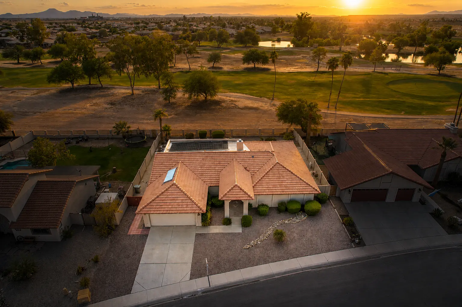 Fairway Vista Villa — Golf Course Sunset
