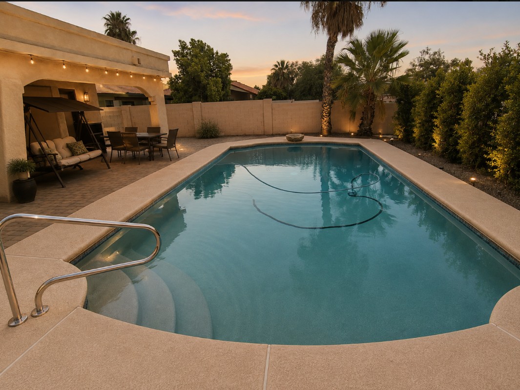 Fairway Vista Villa — Evening Pool