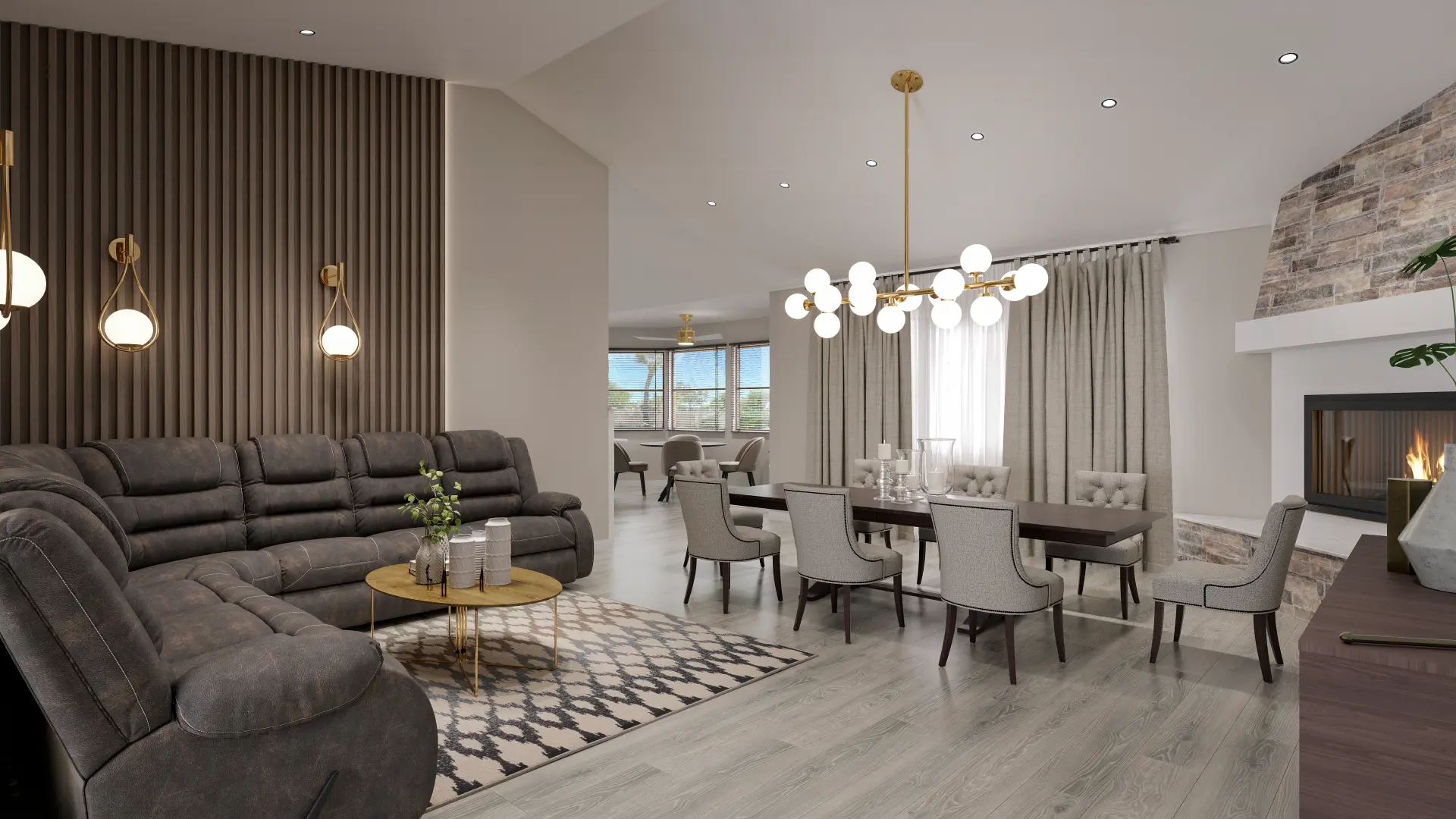 Fairway Vista Villa — Dining & Living